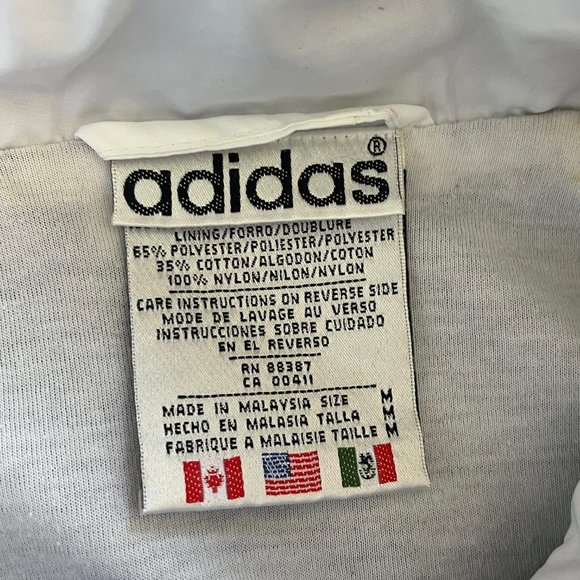 Vintage Adidas TRACKSUIT RN88387 CA00411 Blue White Flag Tag 90’s Womens Medium - Picture 10 of 12
